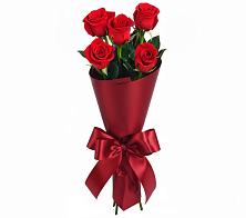 Букет 5 Красных роз Эдлесс Лав в Пересвете
