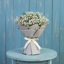 Букет цветов из:  Гипсофила в Пересвете