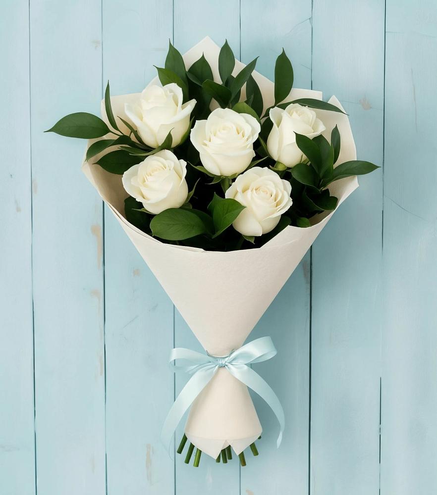 Букет цветов из: Розы в Пересвете