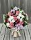 Букет цветов из: Альстромерии, Гвоздики, Розы и Хризантемы в Пересвете