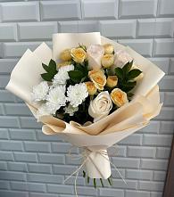 Букет цветов из:  Розы и Хризантемы в Пересвете