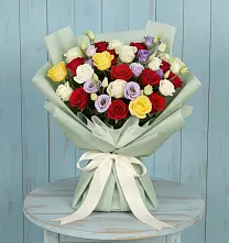 Букет цветов из:  Розы в Пересвете