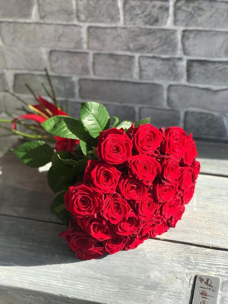 Букет Красные розы Фридом в Пересвете