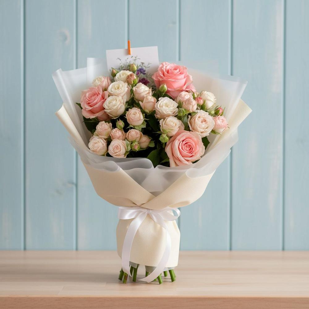 Букет цветов из: Розы в Пересвете