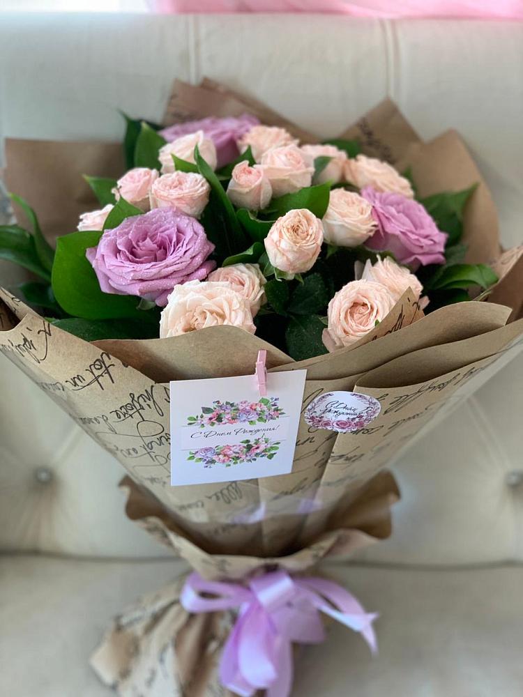 Букет цветов из: Розы в Пересвете