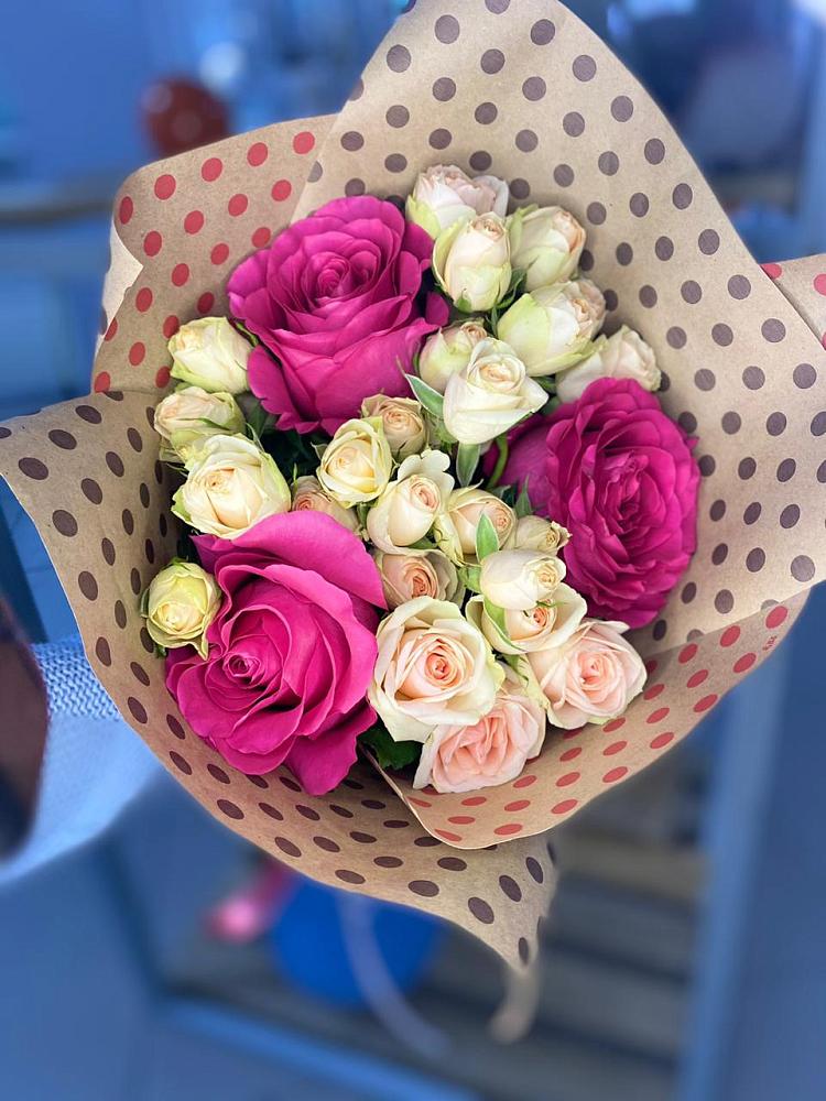 Букет цветов из: Розы в Пересвете