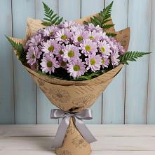 Букет цветов из:  Хризантемы в Пересвете