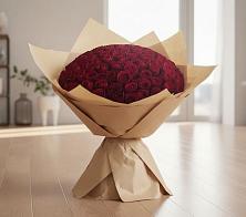 Букет 101 Красная роза в Пересвете