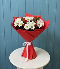 Букет цветов из:  Хризантемы в Пересвете