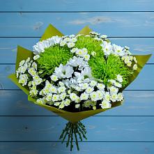 Букет цветов из:  Хризантемы в Пересвете