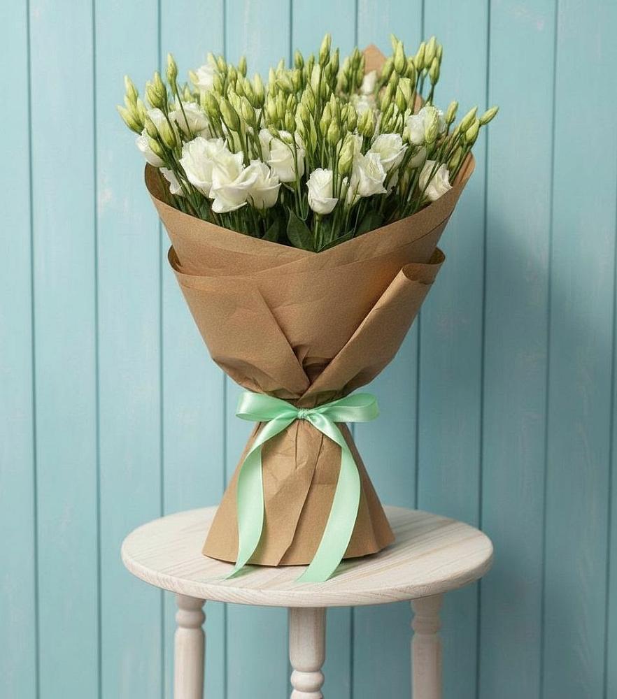 Букет цветов из: Лизиантусы в Пересвете