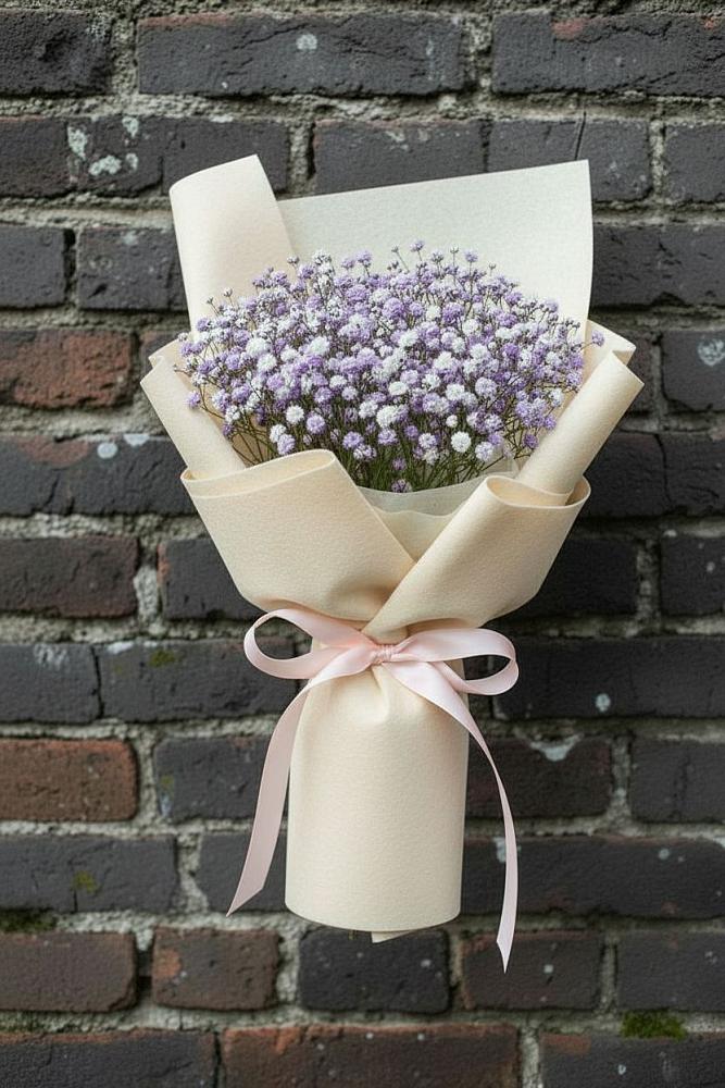 Букет цветов из: Гипсофила в Пересвете