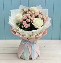 Букет цветов из:  Розы в Пересвете