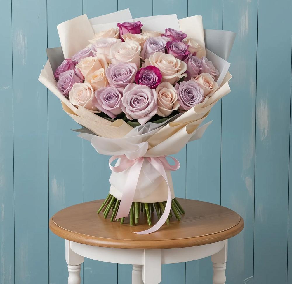 Букет цветов из: Розы в Пересвете
