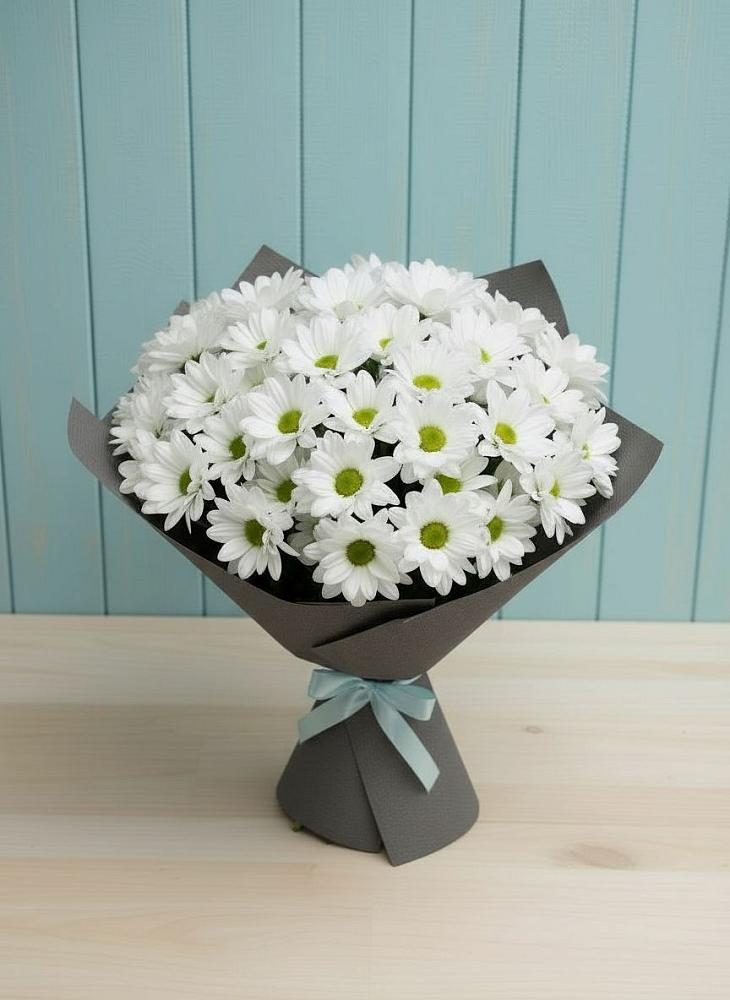 Букет цветов из: Хризантемы в Пересвете