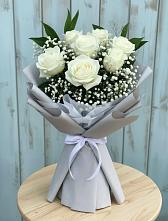 Букет цветов из:  Розы #REPLACE_PRED# Пересвете