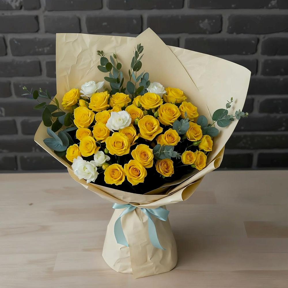 Букет цветов из: Розы в Пересвете