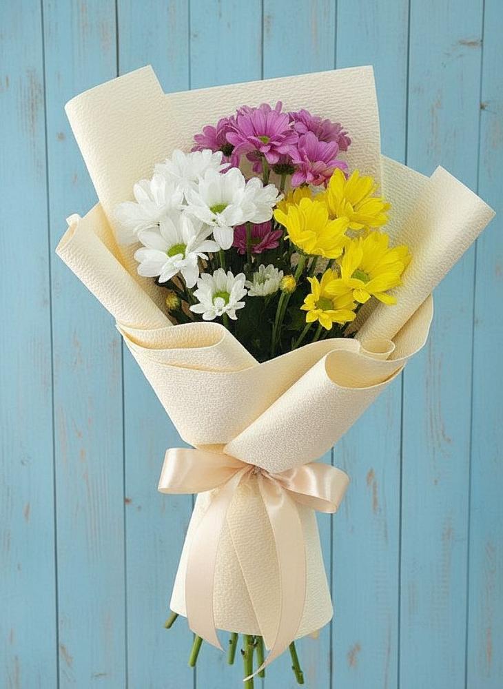 Букет цветов из: Хризантемы в Пересвете