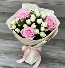 Букет цветов из:  Розы в Пересвете