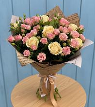 Букет цветов из:  Розы в Пересвете