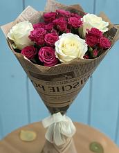 Букет цветов из:  Розы в Пересвете