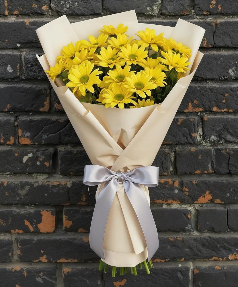 Букет цветов из: Хризантемы в Пересвете