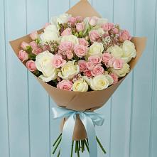 Букет цветов из:  Розы в Пересвете