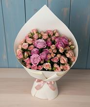 Букет цветов из:  Розы #REPLACE_PRED# Пересвете